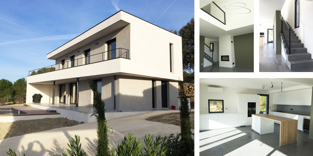 Construction maison contemporaine